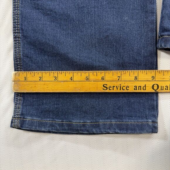 Wrangler Riggs Workwear Strong Jeans Women's 12 X 32 Medium Wash Denim Bootcut - Picture 11 of 13